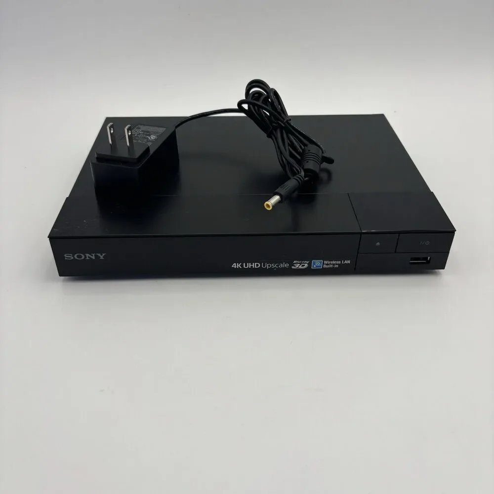 Sony BDP-S6500 4K Upscaling 3D Blu-ray DVD Player WiFi Tested Working NO REMOTE